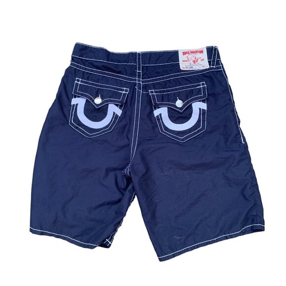 Vintage True Religion Jean Shorts SURF Blue Size 42 - Picture 4 of 8